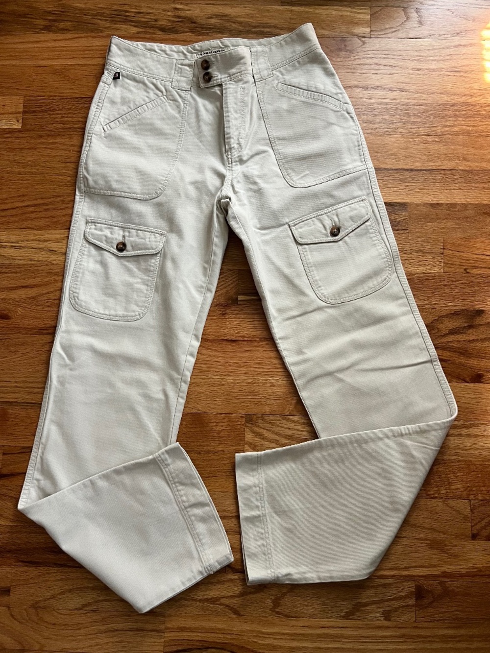 Vintage Ralph Lauren Polo Jeans Co. ivory/bone 100% cotton women’s size 2 XS